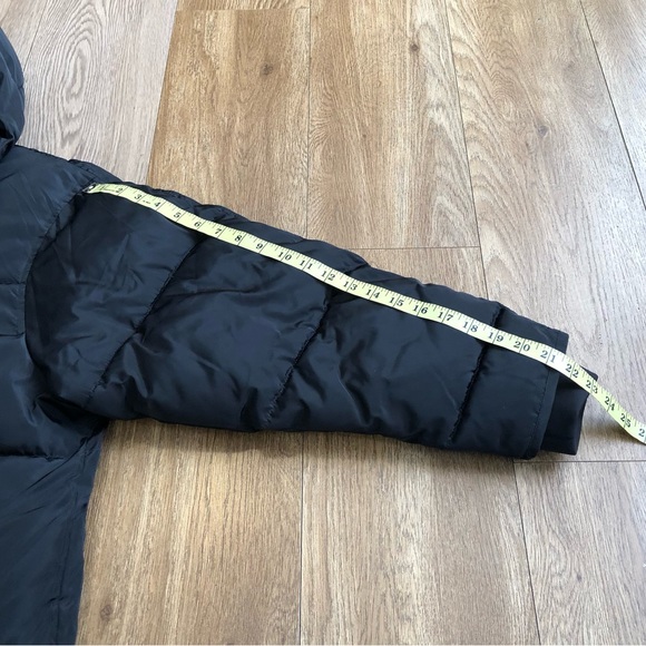 Zara Extra Long Puffer Jacket Black Hooded Outwear Unisex Womens XL. - Picture 11 of 11